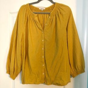Patterned Madewell Long Sleeve Top